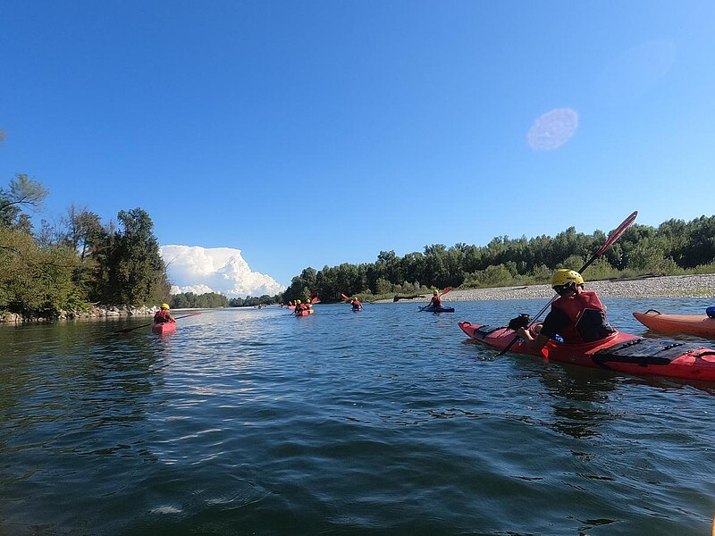Kajak Norditalien