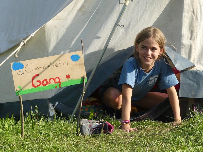 Zeltferien auf dem Bauernhof