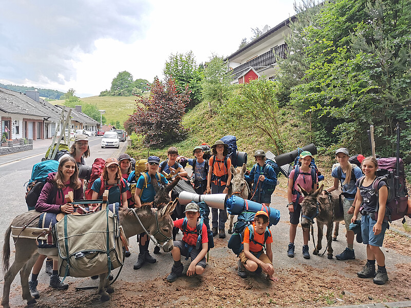 Eseltrekking Pfingsten