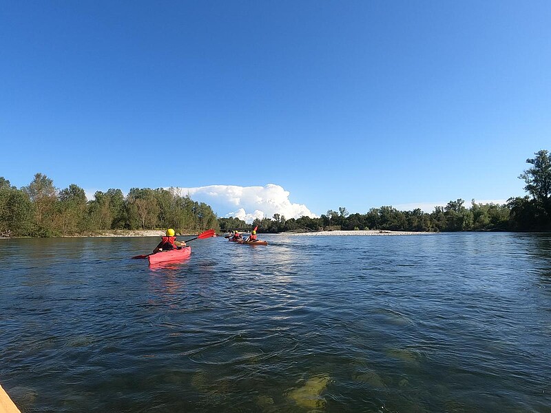 Kajak Norditalien