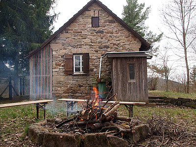 Grillstelle am Haus Kegel